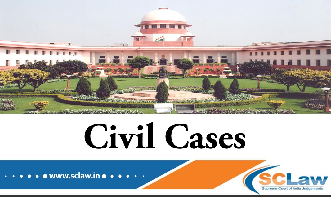 Civil Cases Archives Supreme Court Of India Judgements